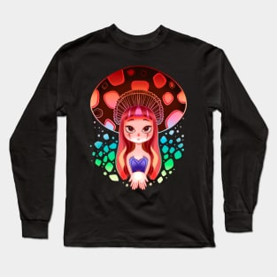 Mushroom Genie - Hameoart Long Sleeve T-Shirt